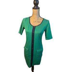 Two tone half sleeve dress